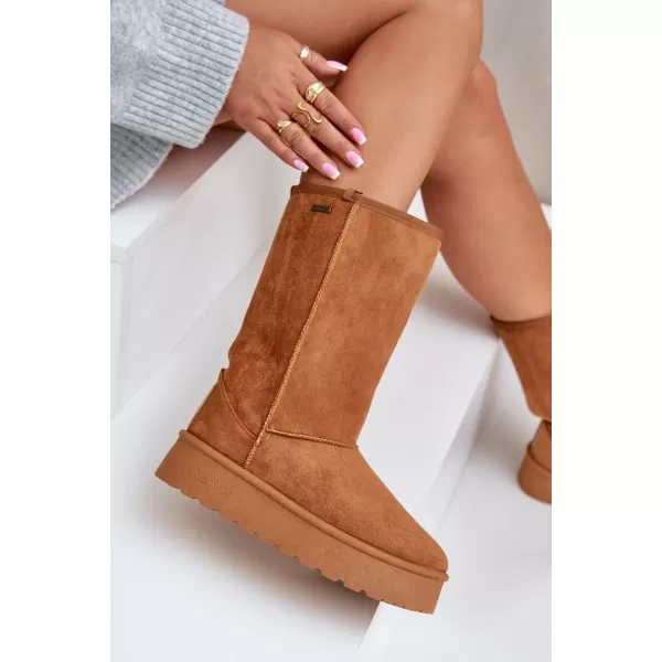  Ženski čevlji BIG STAR OO274893 BROWN/BEIGE Big Star Shoes 