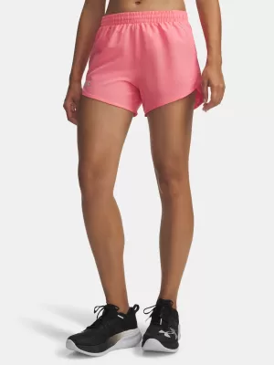 Ženske kratke hlače UNDER ARMOUR UA FLY BY 3'' SHORTS 1382438-602 ROZA