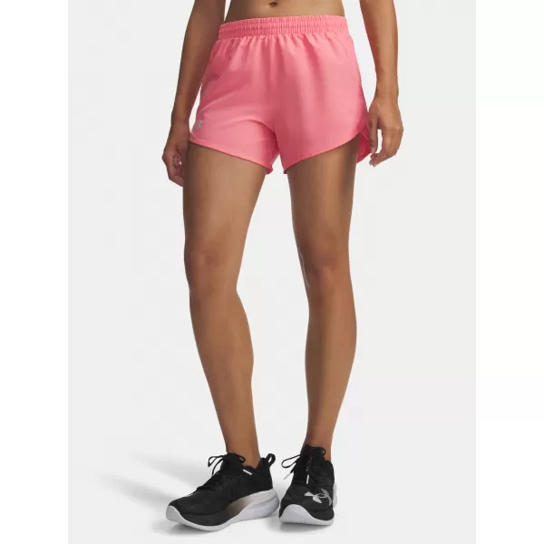  Ženske kratke hlače UNDER ARMOUR UA FLY BY 3'' SHORTS 1382438-602 ROZA 