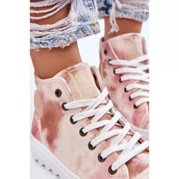  Ženske superge BIG STAR LL274048 BEIGE/NUDE Big Star Shoes 