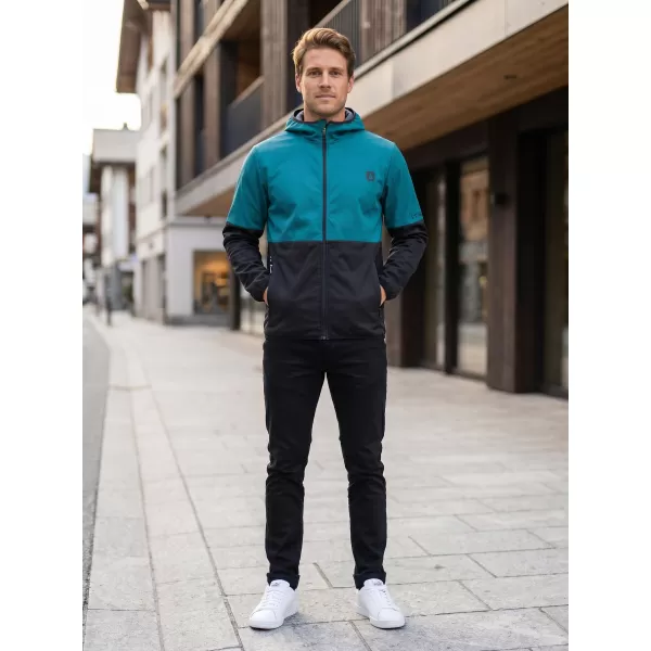  Moška vrhunska softshell jakna ALTISPORT VOJ/ALM051JACK01 KEROZIN/ČRNA 