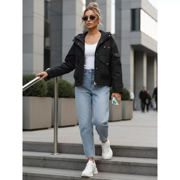  Ženska jakna DSTREET TY5636 ČRNA 