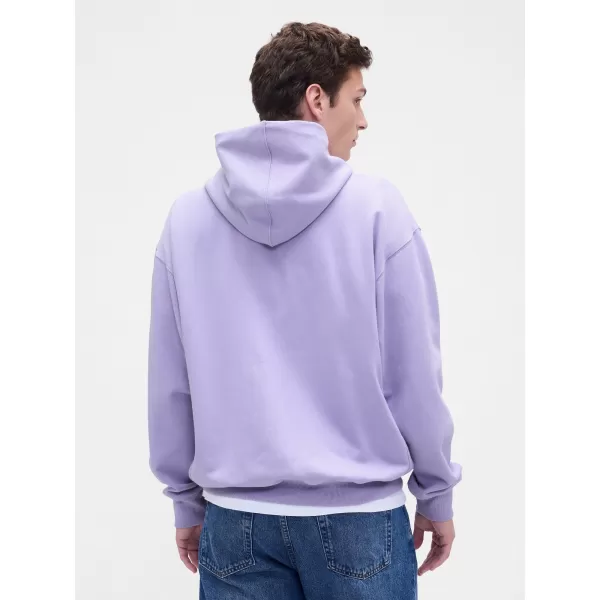  Moški pulover GAP LOGO PULLOVER HOODIE 781237-02 ORHIDEJA 