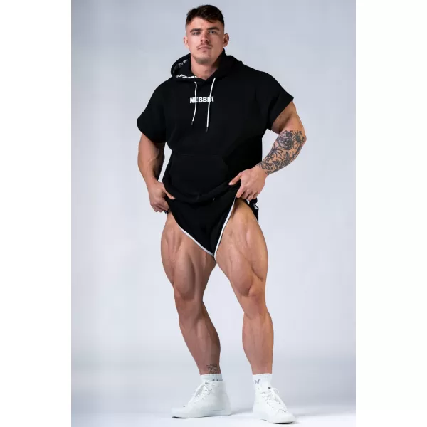  Majica iz cunj za trening HERO 297 BLACK Nebbia 