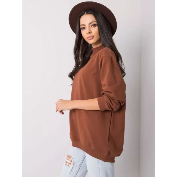  Ženski pulover BASIC FEEL GOOD RV-BL-5185.81P RJAVA 