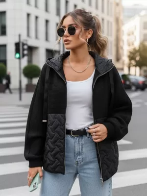 Ženska jakna DSTREET TY5594 ČRNA