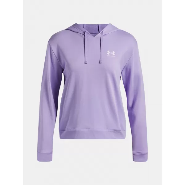  Ženski pulover UNDER ARMOUR UA RIVAL TERRY HOODIE 6005511-538 VIJOLIČNA 