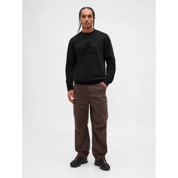  Moški pulover GAP BRANNAN SWEATSHIRT 853549-02 PRAVA ČRNA 