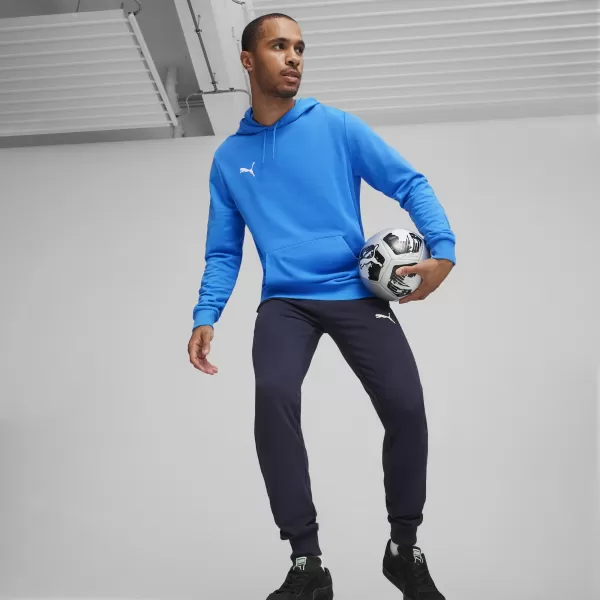  Moški pulover PUMA TEAMGOAL CASUALS HOODY 658618_02 IGNITE BLUE/ IGNITE BLUE/PUMA WHITE 