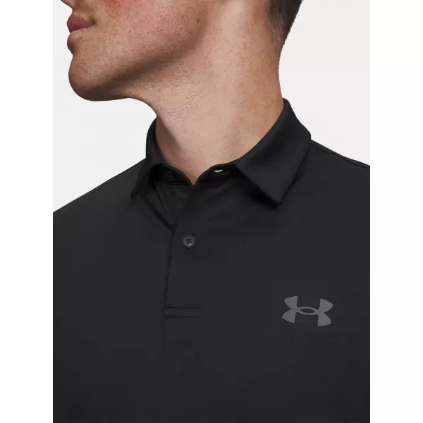  Moška majica s kratkimi rokavi UNDER ARMOUR MATCHPLAY POLO 6009799-001 ČRNA 