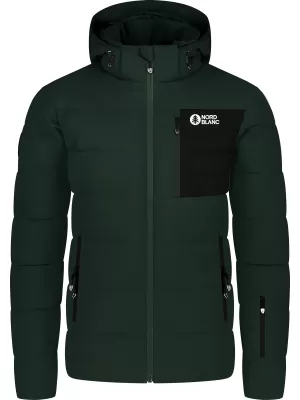 Moška zimska jakna NORDBLANC BRAMBLE NBWJM8258 TEMNO ZELENA