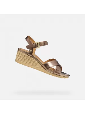 Ženske sandale GEOX ISCHIA CORDA G012728 BEŽ