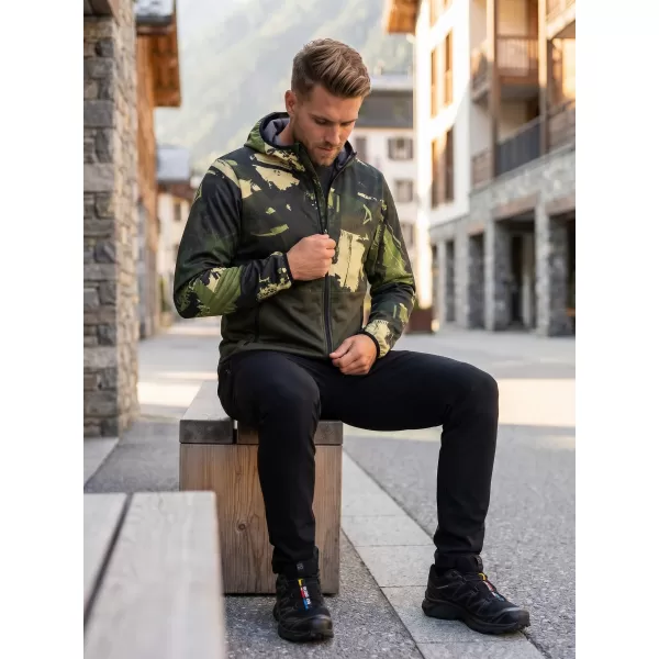  Moška vrhunska softshell jakna ALTISPORT VOJ/ALM125JACK01 MASKA/GRN 