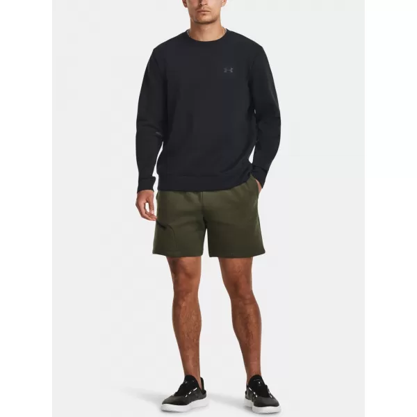  Moški pulover UNDER ARMOUR UA UNSTOPPABLE FLC CREW 1381688-001 ČRNA 