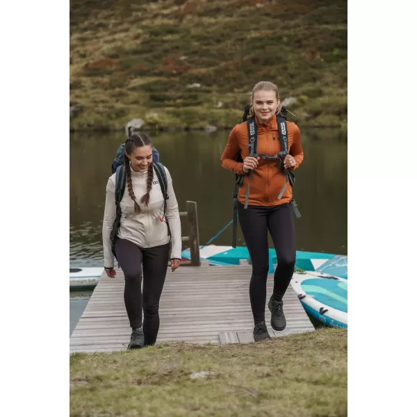  Ženski powerfleece pulover NORDBLANC SEDGE NBWFL8291 RJAVA 