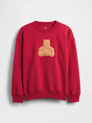 Otroški pulover GAP CREW RELAXED SWEATSHIRT 844233-01 SLED