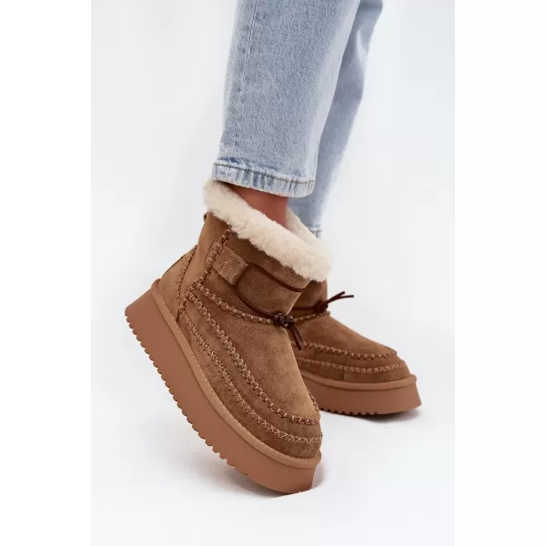  Ženski čevlji BIG STAR SS274373 BROWN/BEIGE Big Star Shoes 