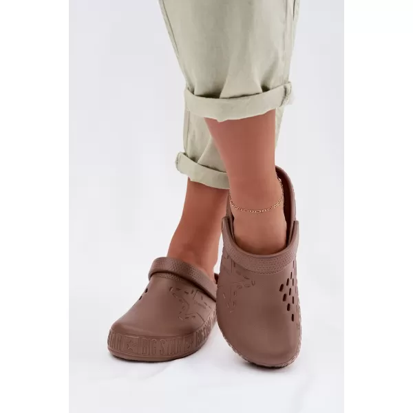 Ženski natikači BIG STAR TT274A085 BROWN/BEIGE Big Star Shoes 