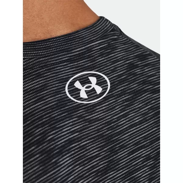  Moška majica s kratkimi rokavi UNDER ARMOUR TECH TEXTURED SS 1382796-001 ČRNA 