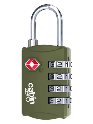 Zaklepanje CABINZERO TSA Travel Lock GRUZIJSKI KAKI