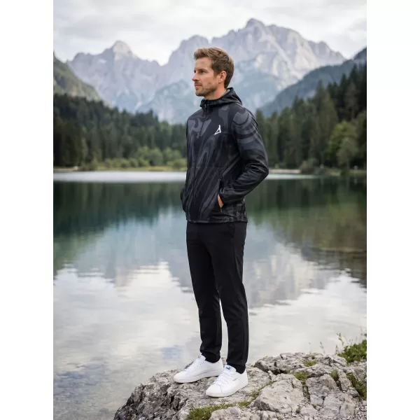  Moška vrhunska softshell jakna ALTISPORT VOJ/ALM072JACK01 ČRNA 