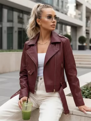 Ženska jakna DSTREET TY5649 BORDO