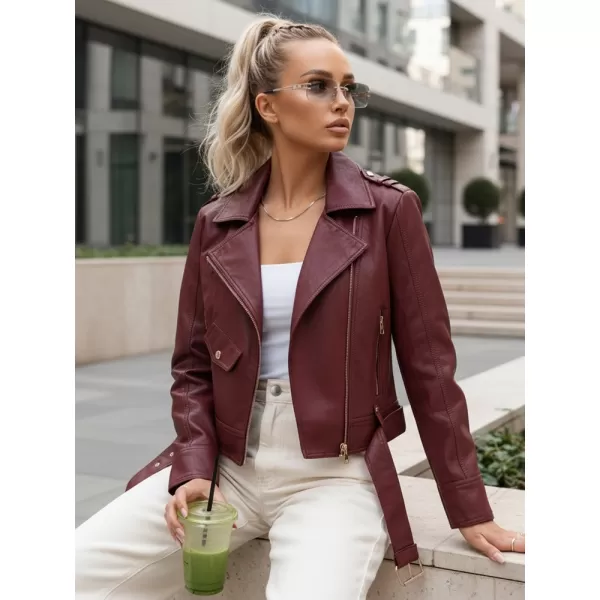  Ženska jakna DSTREET TY5649 BORDO 