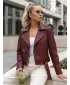 Ženska jakna DSTREET TY5649 BORDO