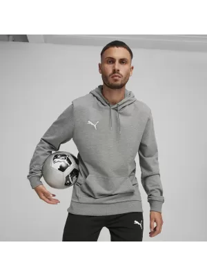 Moški pulover PUMA TEAMGOAL CASUALS HOODY 658618_33 SREDNJE SIVA VRESA/BELA