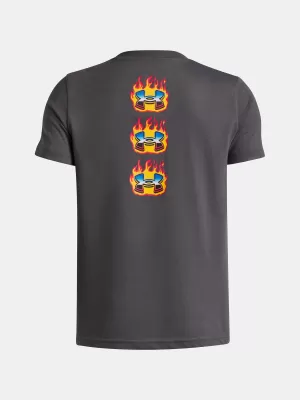 Fantovska majica s kratkimi rokavi UNDER ARMOUR UA FLAME WM SS 6005059-025 SIVA
