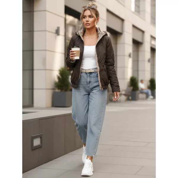  Ženska jakna DSTREET TY5671 RJAVA 