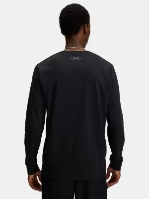 Moška majica s kratkimi rokavi UNDER ARMOUR UA SPORTSTYLE LEFT CHEST LS 1329585-002 ČRNA
