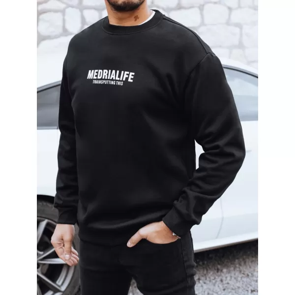  Moški pulover DSTREET BX5922 ČRNA 
