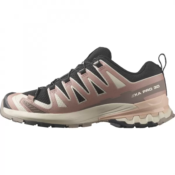  Ženski čevlji SALOMON XA PRO 3D V9 W L47882800 ČRNA/BURLWOOD/MAHAGONI VRTNICA 