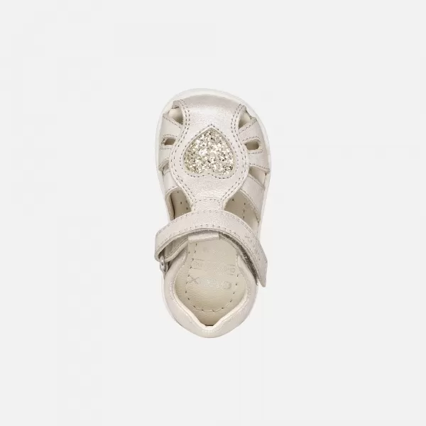  Prvi koraki deklet GEOX SANDAL MACCHIA B654WA0MAEWC0262 SIVA 