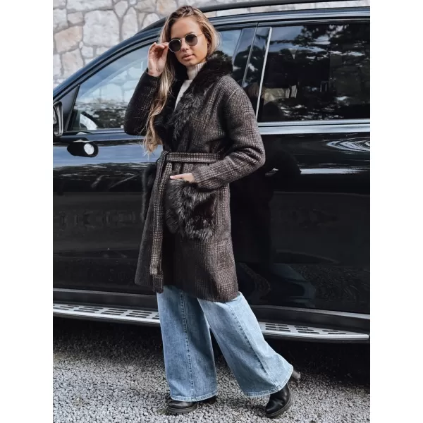 Ženski plašč DSTREET TY5229 ČRNA 