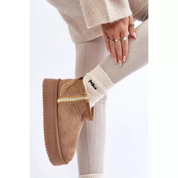  Ženski snežaki BOTO UDRA 29607 KAKI 