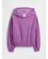 Otroški pulover GAP HIGH LOW HOODIE PULLOVER 862110-01 ORHIDEJA CATTLEYA