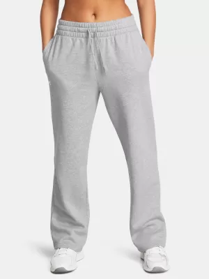 Ženske športne hlače UNDER ARMOUR UA RIVAL FLC STRAIGHT PANT 1381847-011 SIVA