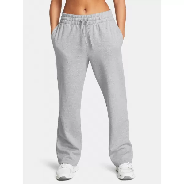  Ženske športne hlače UNDER ARMOUR UA RIVAL FLC STRAIGHT PANT 1381847-011 SIVA 