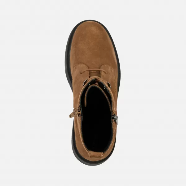  Ženski gležnjarji GEOX SPHERICA EC7 G004252 RJAVA 