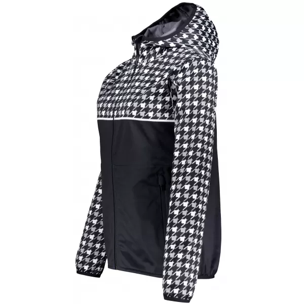  Ženska vrhunska softshell jakna ALTISPORT VOJ/ALW048JACK01 ČRNO-BELO 