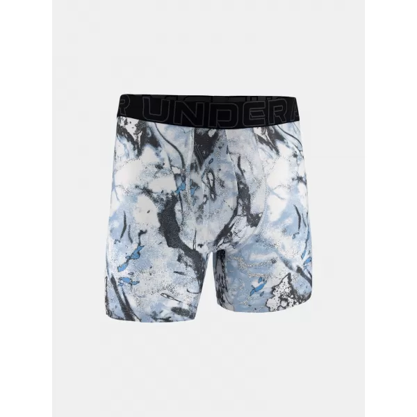  Moške boksarice UNDER ARMOUR UA PERFORMANCE TECH - PRINT 6IN - 1PK 1383875-101 ČRNA 
