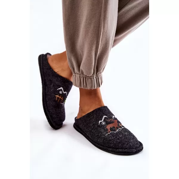  Ženski natikači BIG STAR KK276018 ČRNI/BEŽ Big Star Shoes 
