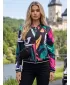 Ženska jakna ALTISPORT HADARIT ČRN VZOREC