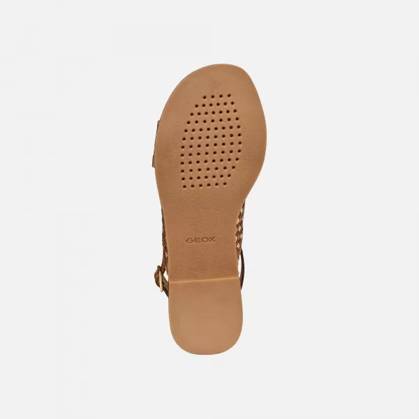  Ženski copati GEOX MADDALUSIAC G013201 RJAVA 