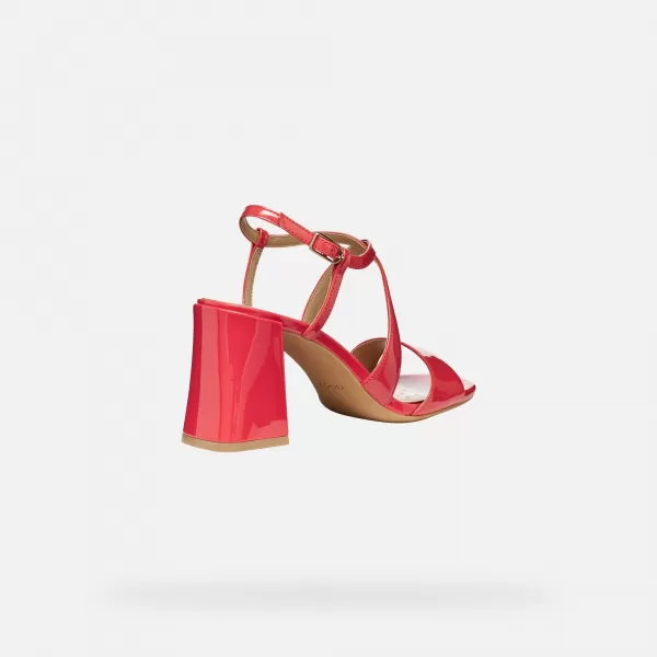  Ženske sandale GEOX NEW ERAKLIA 80 T01 G012895 RDEČA 