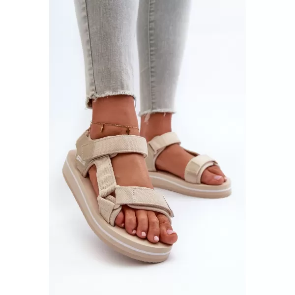  Ženski čevlji BIG STAR NN274A535 BEIGE Big Star Shoes 
