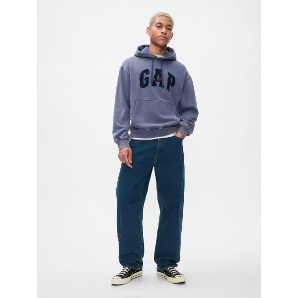 Moški pulover GAP LOGO HOODIE PULLOVER 646027-01 NOČNO NEBO 