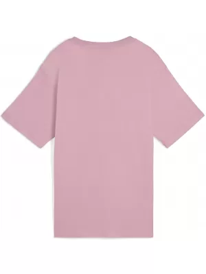 Ženska majica s kratkimi rokavi PUMA ESS NO. 1 LOGO RELAXED TEE 684970-65 URAVNOVEŠENA ROZA